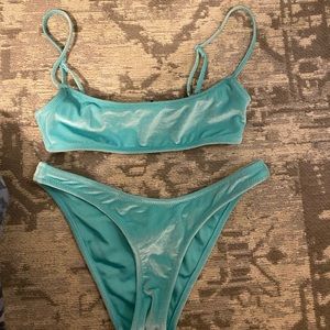 TRIANGL velvet bikini set